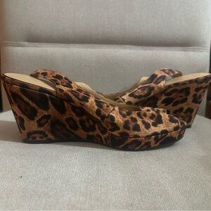 New York & Company Animal Print Wedges
